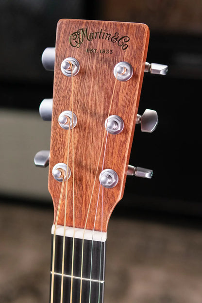 Martin D Jr-E StreetMaster Acoustic/Electric Guitar - Dark Distressed Mahogany with Gig Bag