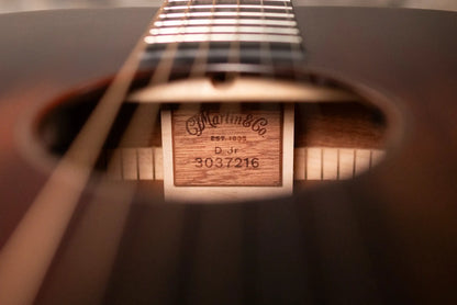 Martin D Jr-E StreetMaster Acoustic/Electric Guitar - Dark Distressed Mahogany with Gig Bag