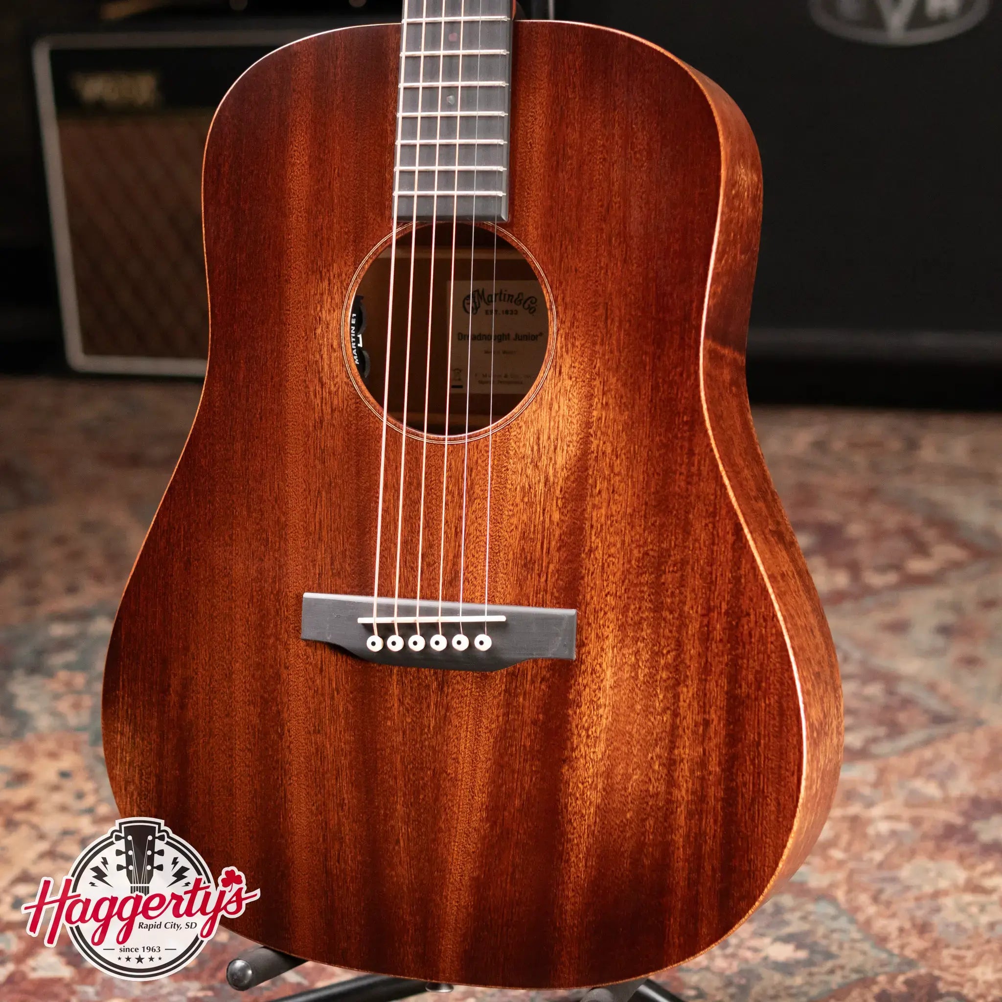 Martin D Jr-E Street Master Dreadnought Acoustic/Electric Guitar with Gig Bag