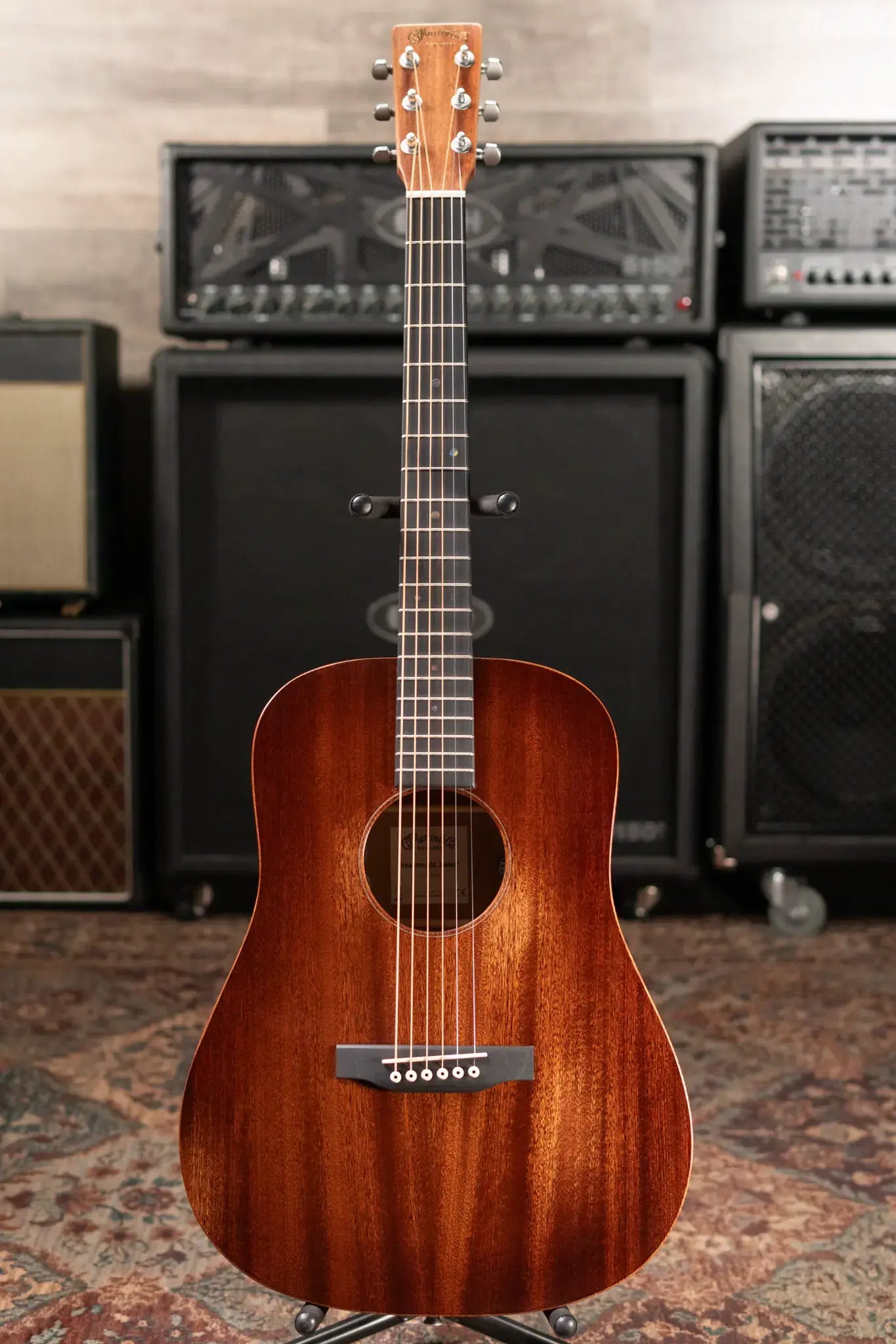 Martin D Jr-E Street Master Dreadnought Acoustic/Electric Guitar with Gig Bag