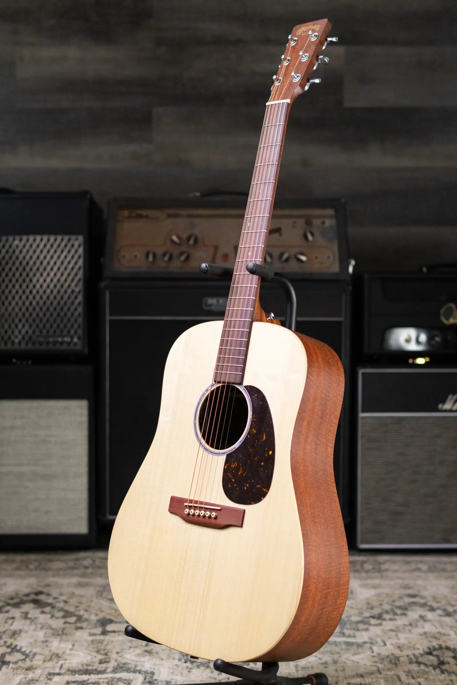 Martin D-X2E Acoustic/Electric Guitar - Mahogany with Gig Bag