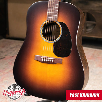Martin D-X2E Acoustic/Electric Guitar - Ziricote Burst with Gig Bag