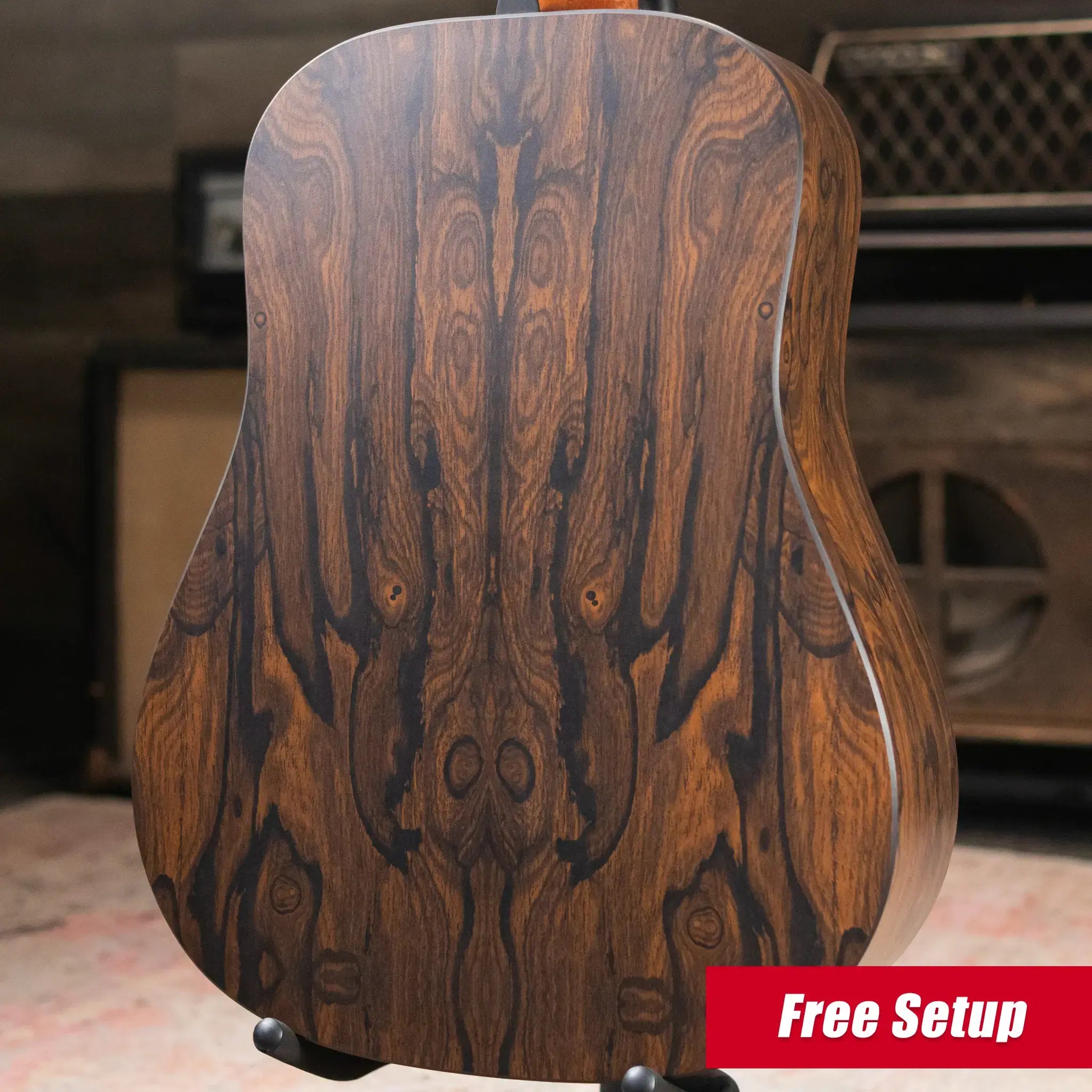Martin D-X2E Acoustic/Electric Guitar - Ziricote Burst with Gig Bag