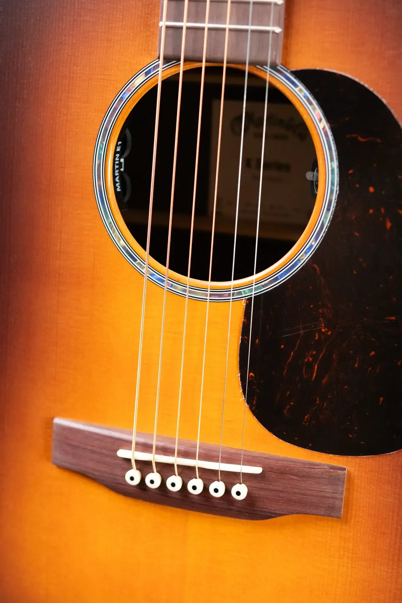 Martin D-X2E Acoustic/Electric Guitar - Ziricote Burst with Gig Bag