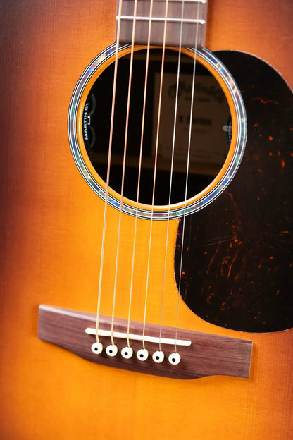 Martin D-X2E Acoustic/Electric Guitar - Ziricote Burst with Gig Bag