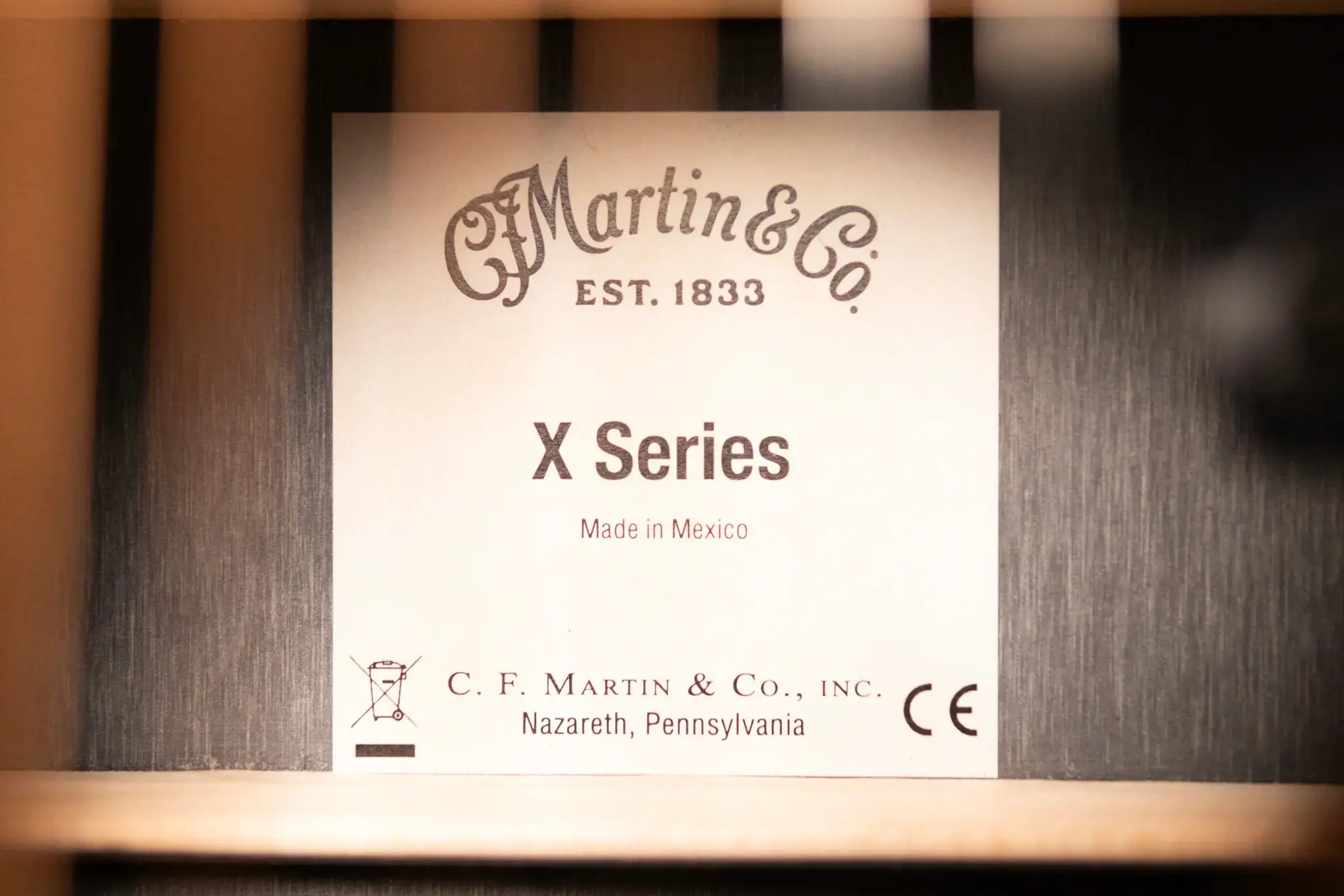 Martin D-X2E Acoustic/Electric Guitar - Ziricote Burst with Gig Bag