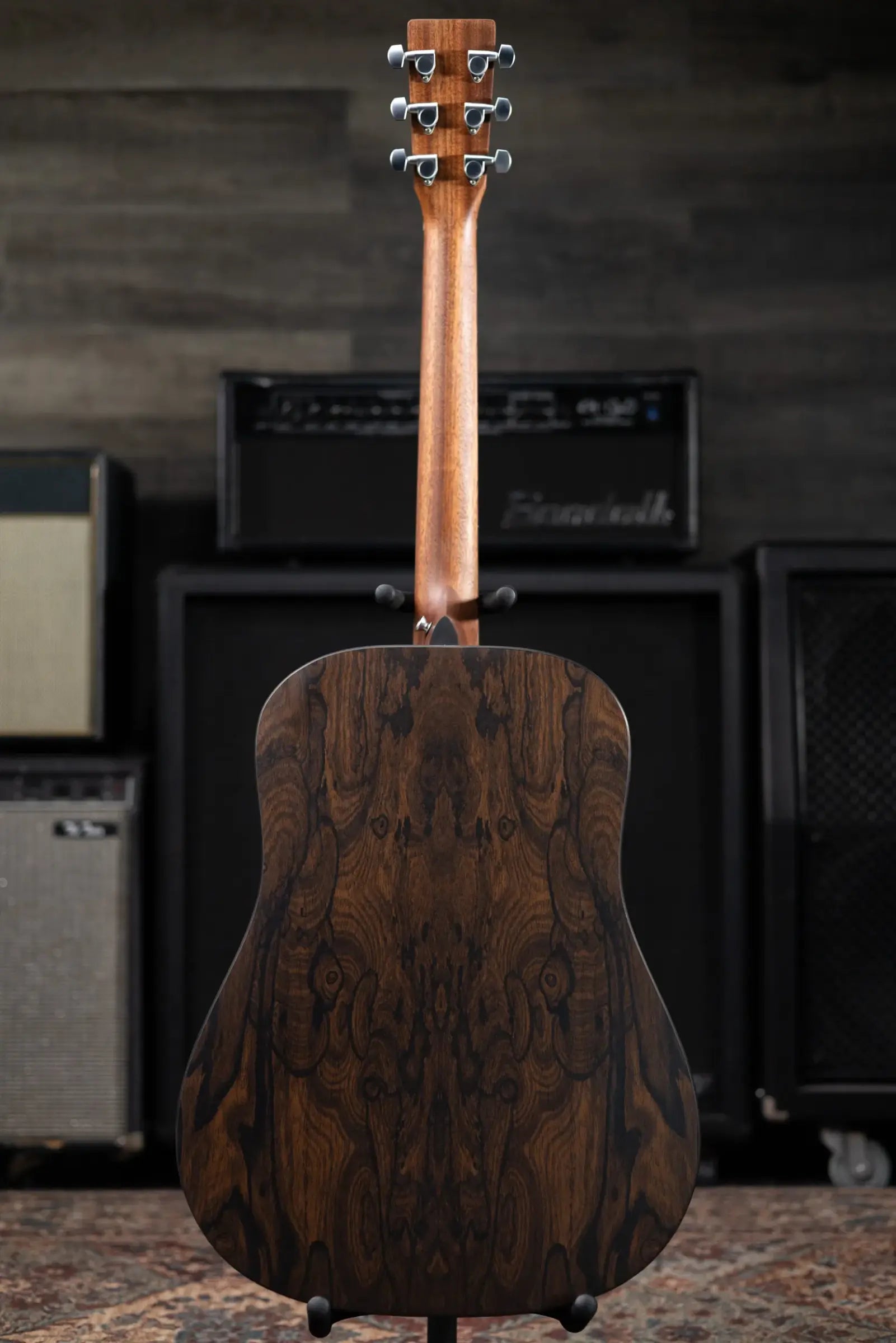 Martin D-X2E Dreadnought Acoustic/Electric Guitar - Ziricote Burst with Gig Bag