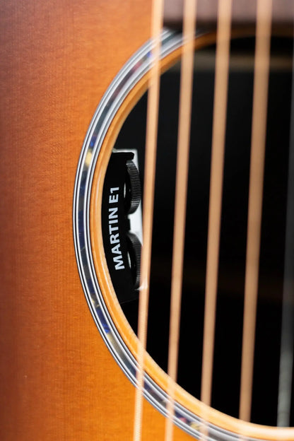 Martin D-X2E Dreadnought Acoustic/Electric Guitar - Ziricote Burst with Gig Bag