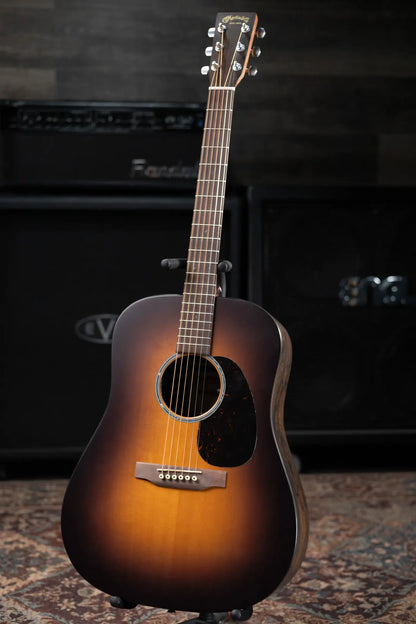 Martin D-X2E Dreadnought Acoustic/Electric Guitar - Ziricote Burst with Gig Bag