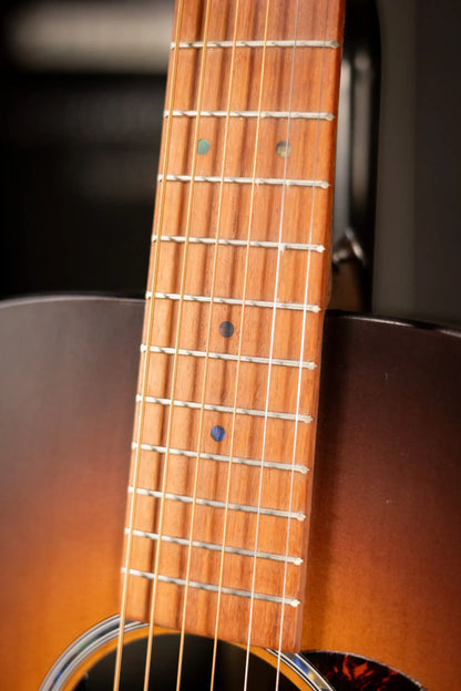 Martin D-X2E Dreadnought Acoustic/Electric Guitar - Ziricote Burst with Gig Bag