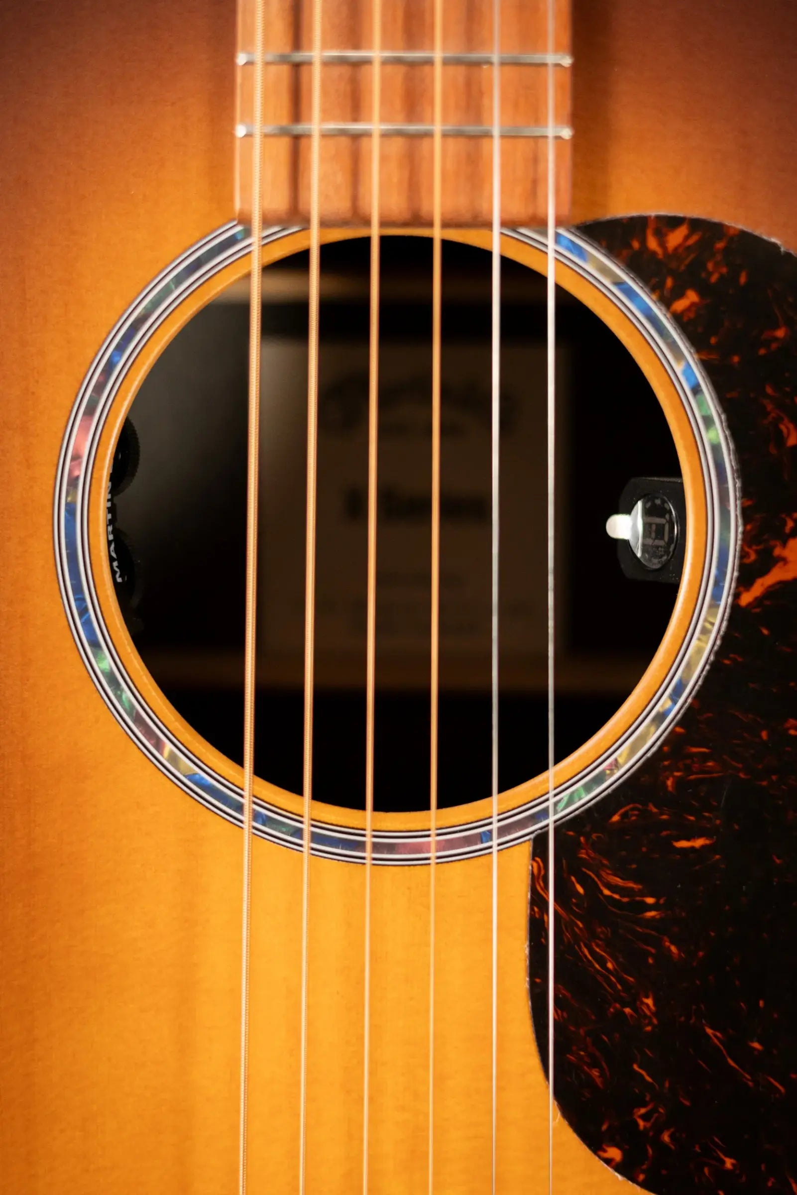 Martin D-X2E Dreadnought Acoustic/Electric Guitar - Ziricote Burst with Gig Bag