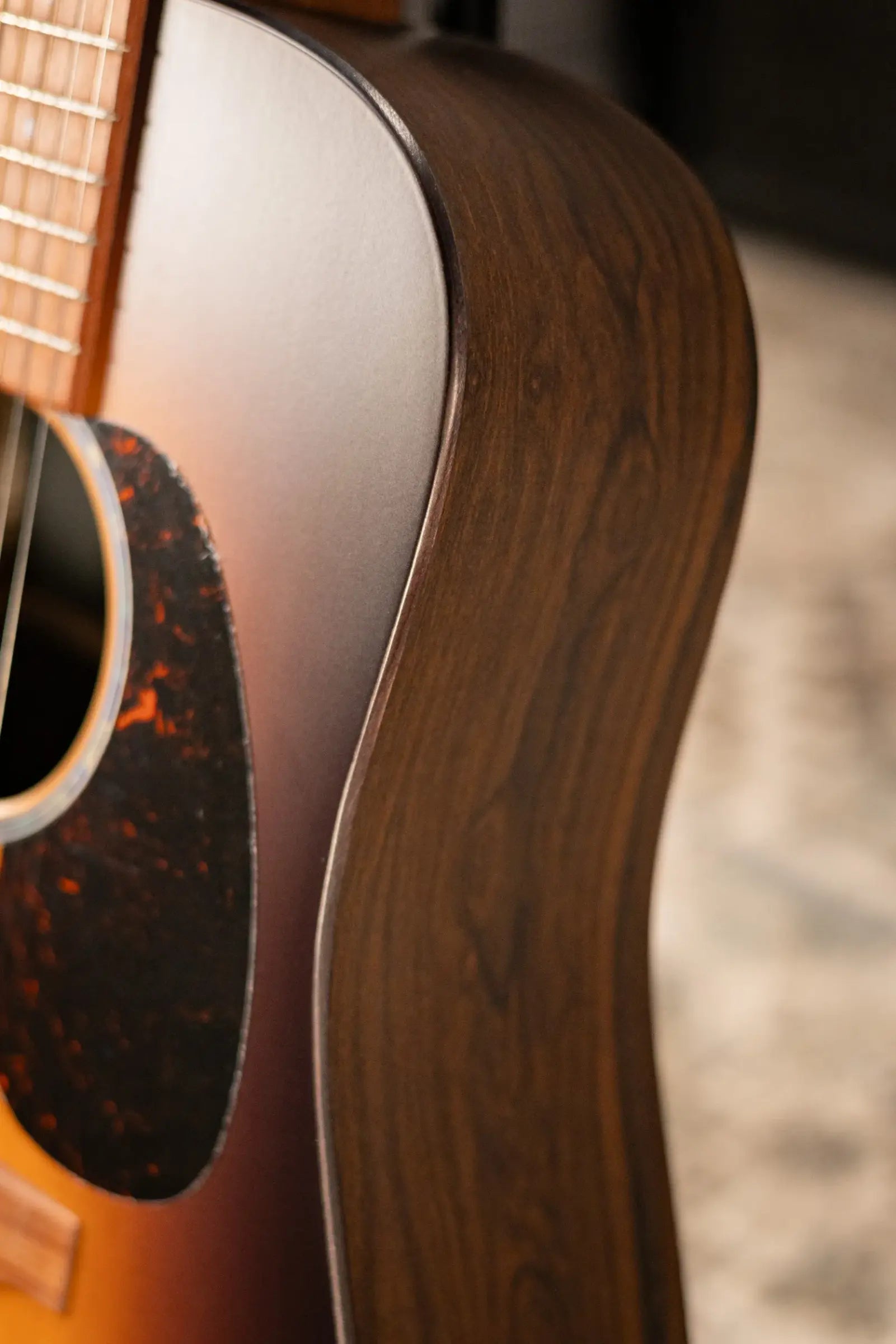 Martin D-X2E Dreadnought Acoustic/Electric Guitar - Ziricote Burst with Gig Bag