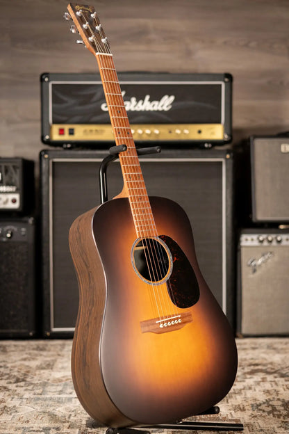 Martin D-X2E Dreadnought Acoustic/Electric Guitar - Ziricote Burst with Gig Bag