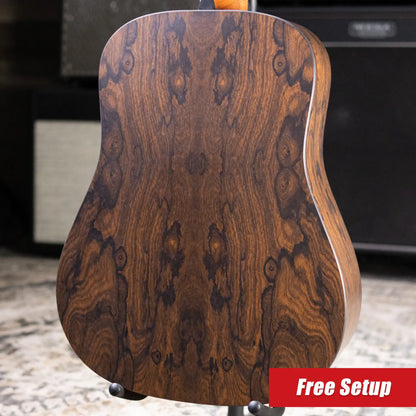 Martin D-X2E Dreadnought Acoustic/Electric Guitar - Ziricote Burst with Gig Bag