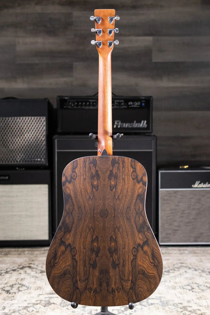 Martin D-X2E Dreadnought Acoustic/Electric Guitar - Ziricote Burst with Gig Bag
