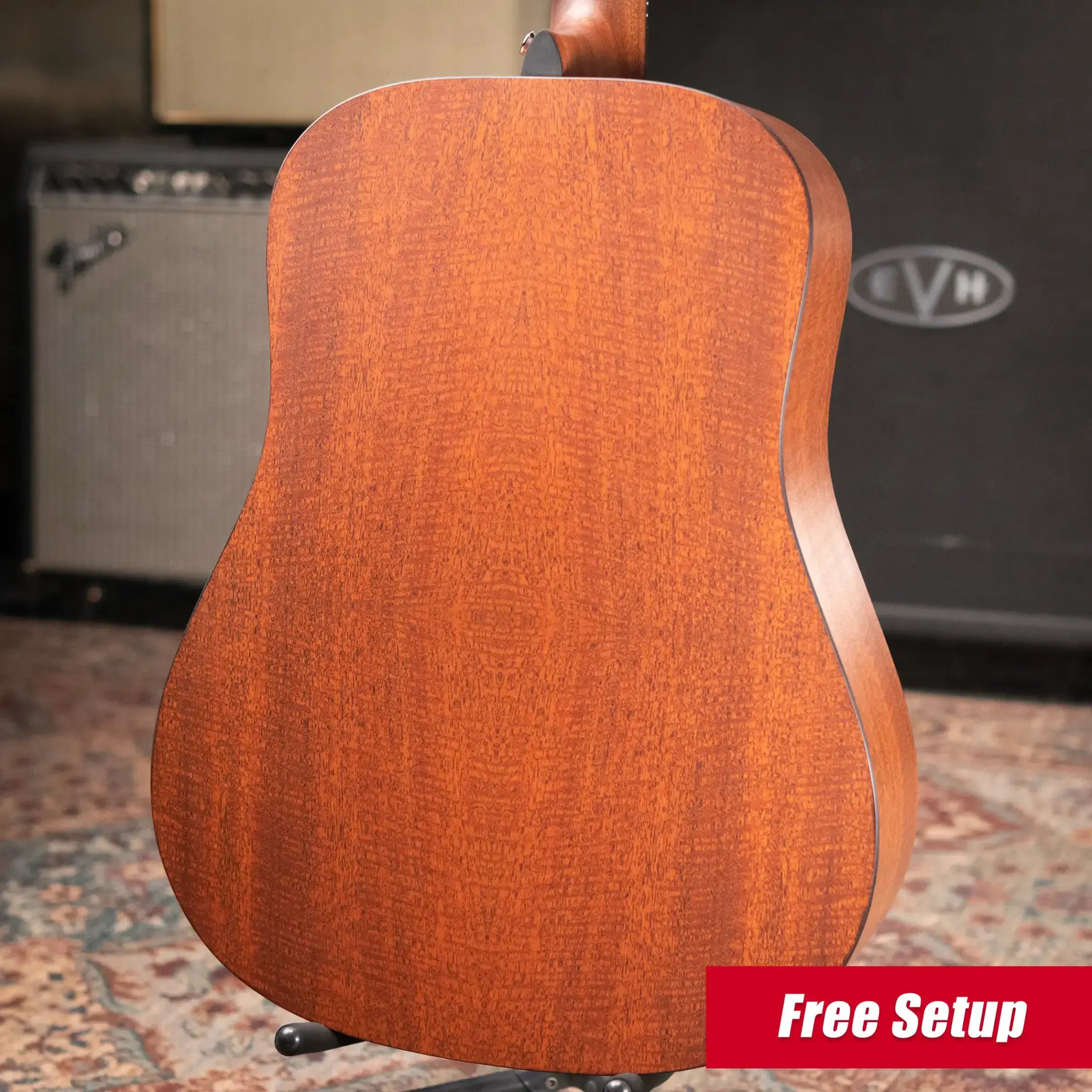 Martin D-X2E Molly Tuttle Signature Dreadnaught Acoustic/Electric Guitar - Spruce Burst with Gig Bag