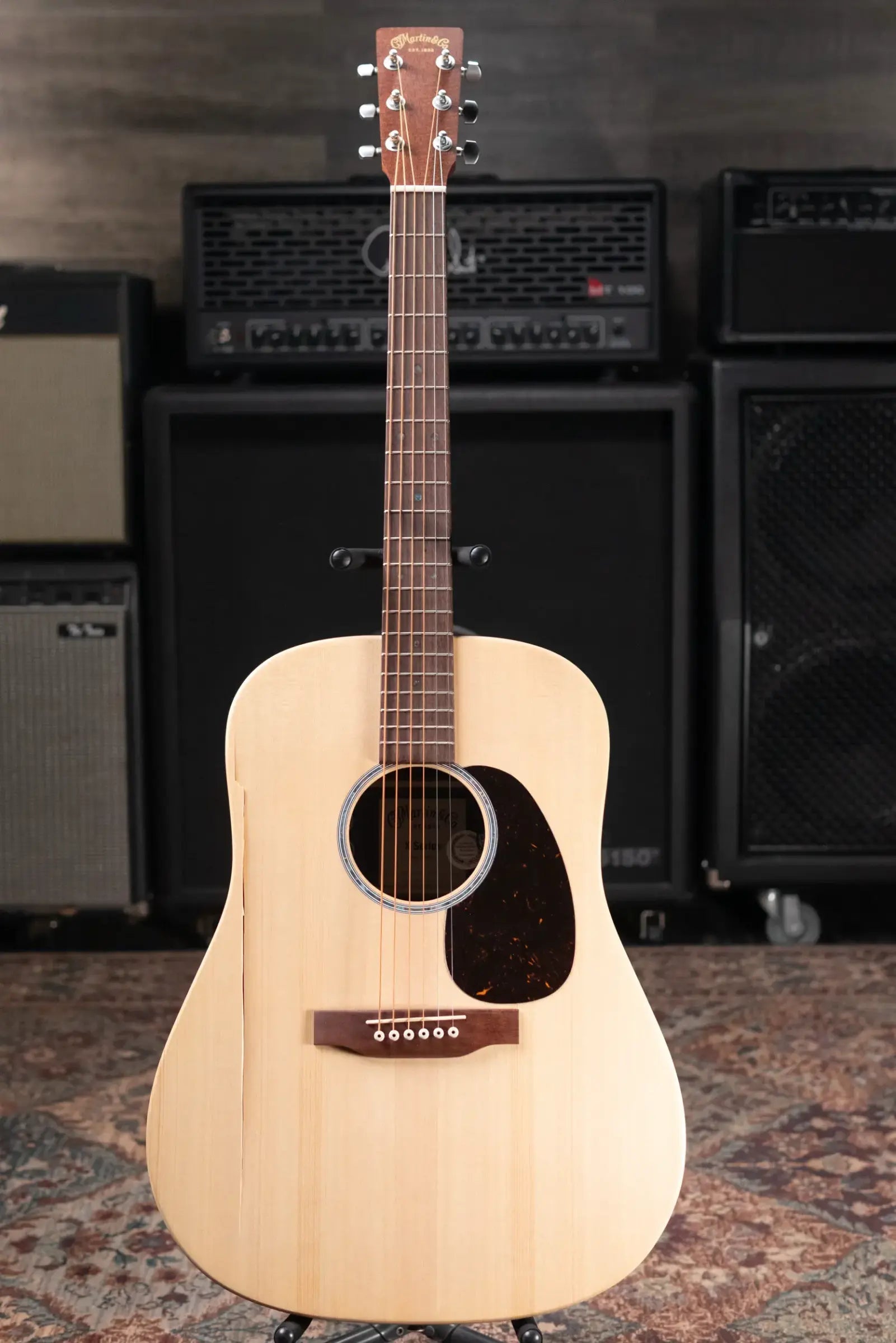 Martin D-X2E Sitka/Mahogany Acoustic/Electric Guitar with Softshell Case - Used/Parts