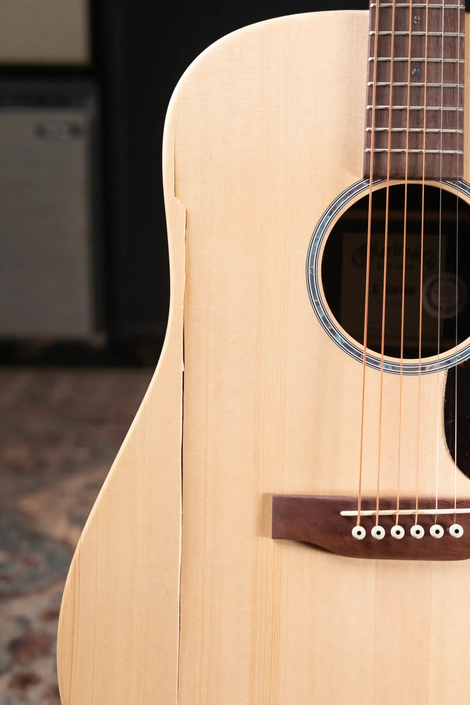 Martin D-X2E Sitka/Mahogany Acoustic/Electric Guitar with Softshell Case - Used/Parts