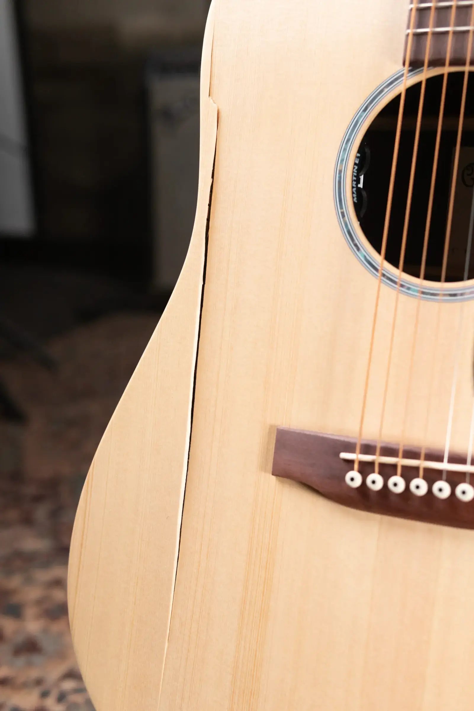 Martin D-X2E Sitka/Mahogany Acoustic/Electric Guitar with Softshell Case - Used/Parts