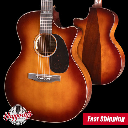 Martin GPCE Inception Maple Acoustic/Electric Guitar - Amber Fade Sunburst with Hardshell Case