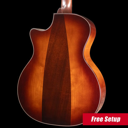 Martin GPCE Inception Maple Acoustic/Electric Guitar - Amber Fade Sunburst with Hardshell Case