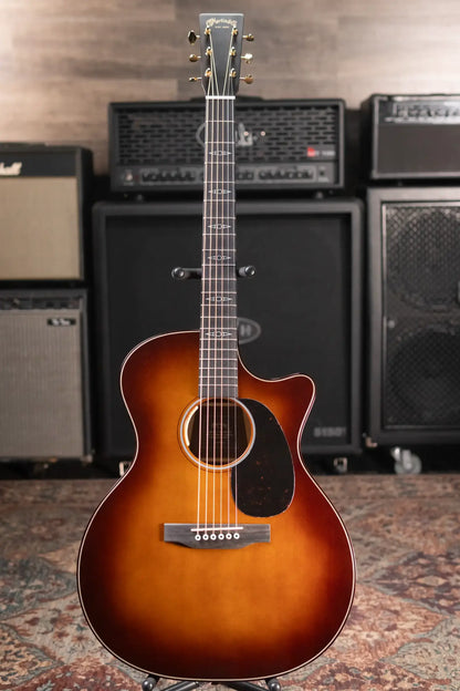 Martin GPCE Inception Maple Acoustic/Electric Guitar - Amber Fade Sunburst with Hardshell Case