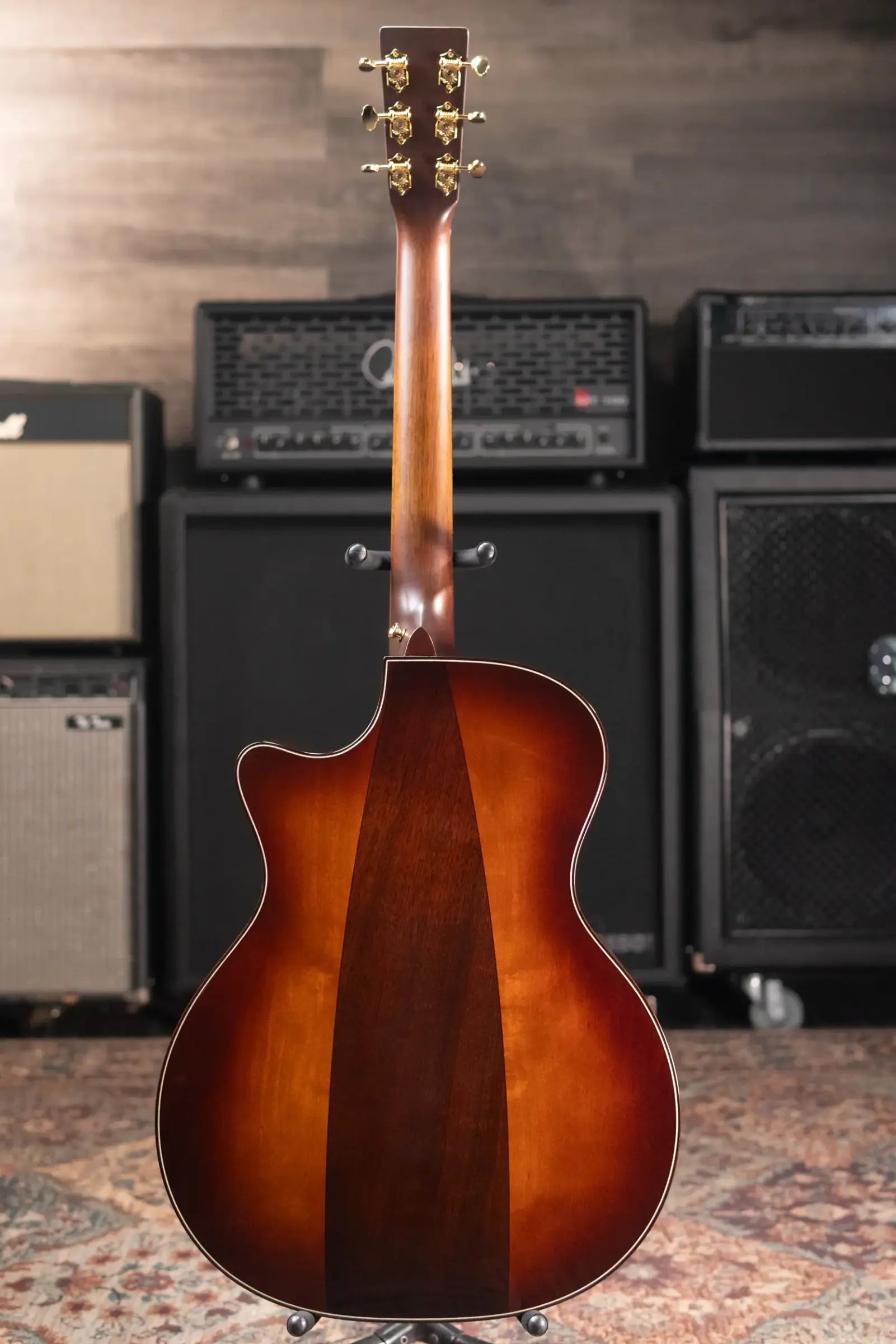 Martin GPCE Inception Maple Acoustic/Electric Guitar - Amber Fade Sunburst with Hardshell Case