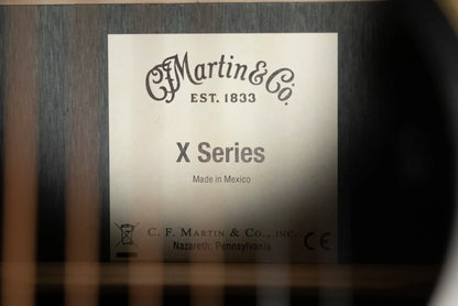 Martin GPC-X1E Acoustic/Electric Guitar - Black with Gig Bag