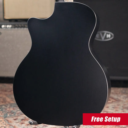 Martin GPC-X1E Acoustic/Electric Guitar - Black with Gig Bag