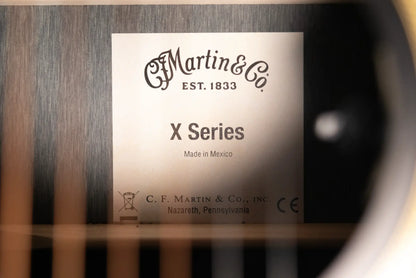 Martin GPC-X1E Acoustic/Electric Guitar - Black with Gig Bag