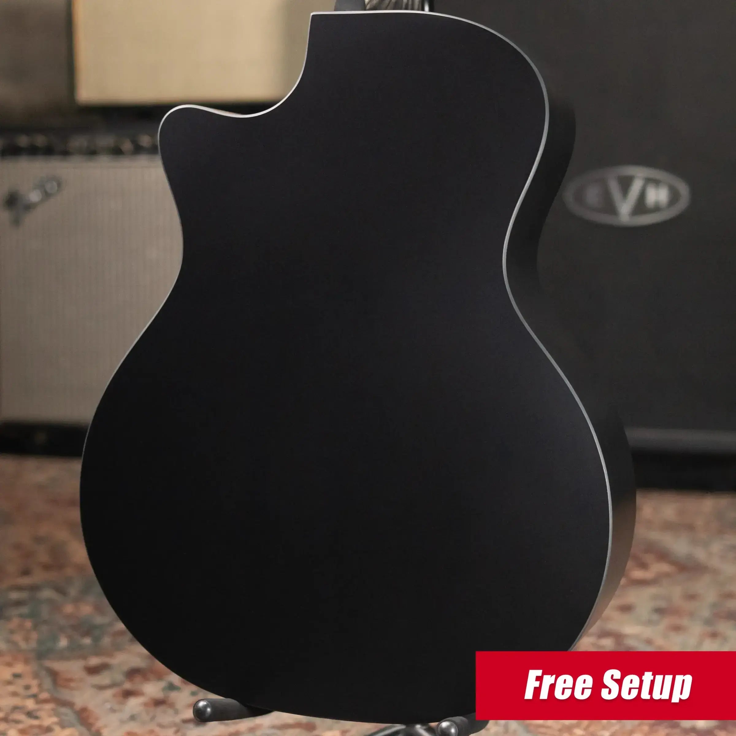 Martin GPC-X1E Acoustic Electric Guitar - Black with Gig Bag