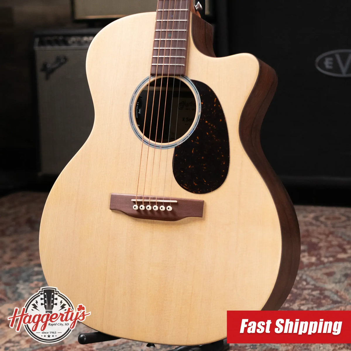 Martin GPC-X2E Acoustic/Electric Guitar - Cocobolo with Gig Bag - Demo