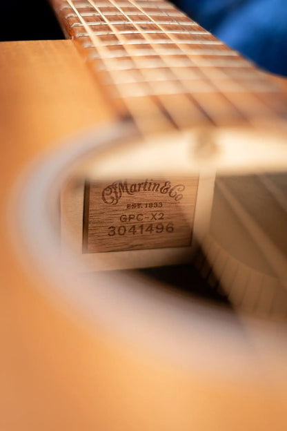 Martin GPC-X2E Ziricote Grand Performance Acoustic/Electric Guitar with Softshell Gig Bag