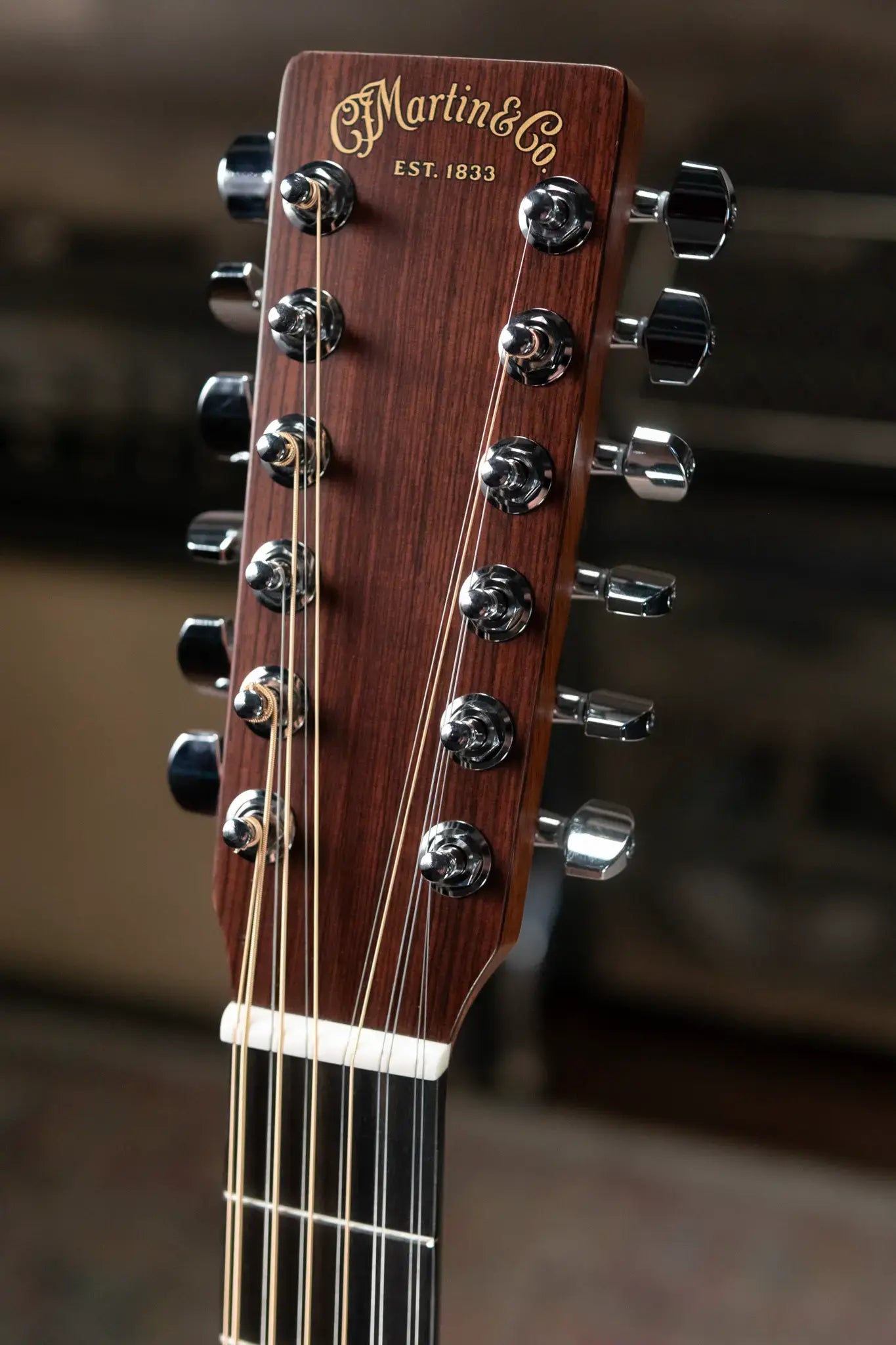 Martin Grand J-16E 12-String Acoustic/Electric Guitar with Gig Bag