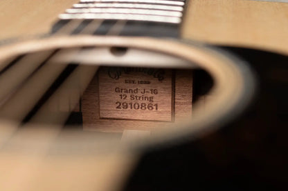 Martin Grand J-16E 12-String Acoustic/Electric Guitar with Gig Bag