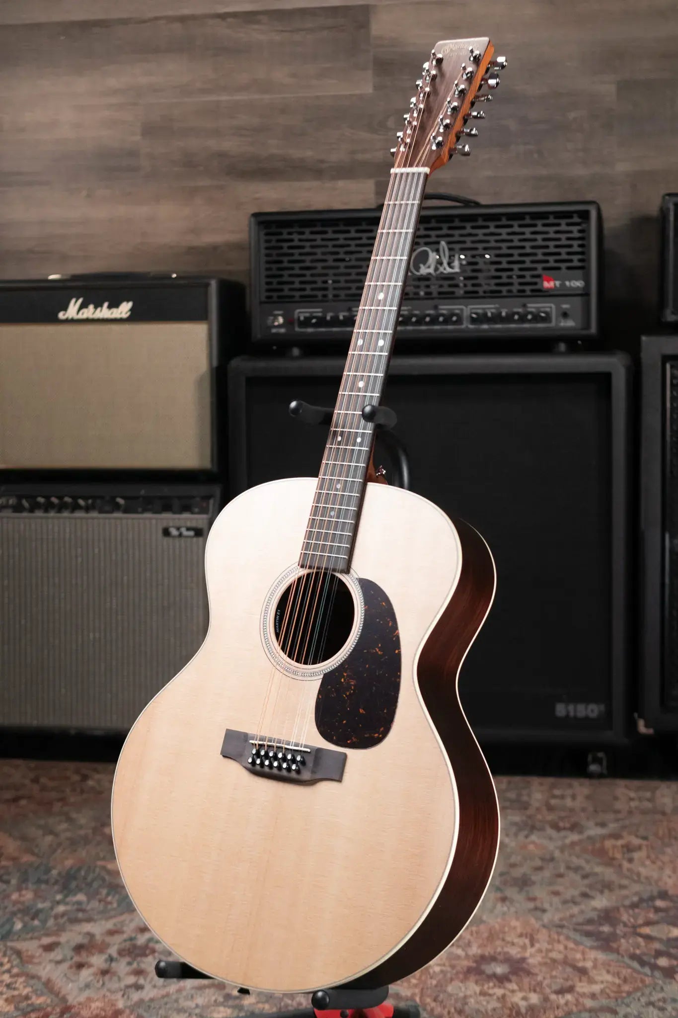 Martin Grand J-16E 12-String Acoustic/Electric Guitar with Gig Bag