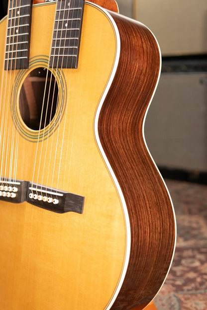Martin Grand J-28E DN Double Neck Acoustic/Electric Guitar with Hardshell Case