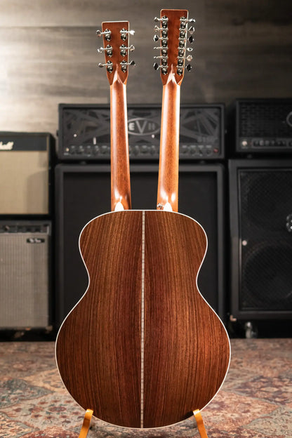 Martin Grand J-28E DN Double Neck Acoustic/Electric Guitar with Hardshell Case
