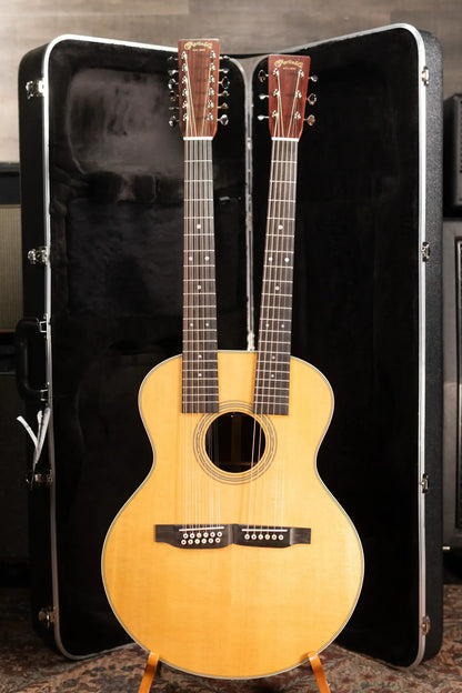 Martin Grand J-28E DN Double Neck Acoustic/Electric Guitar with Hardshell Case