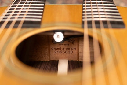 Martin Grand J-28E DN Double Neck Acoustic/Electric Guitar with Hardshell Case