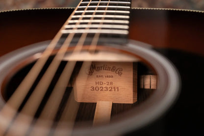Martin HD-28 Standard Series Dreadnought Acoustic Guitar - 1933 Ambertone with Hardshell Case