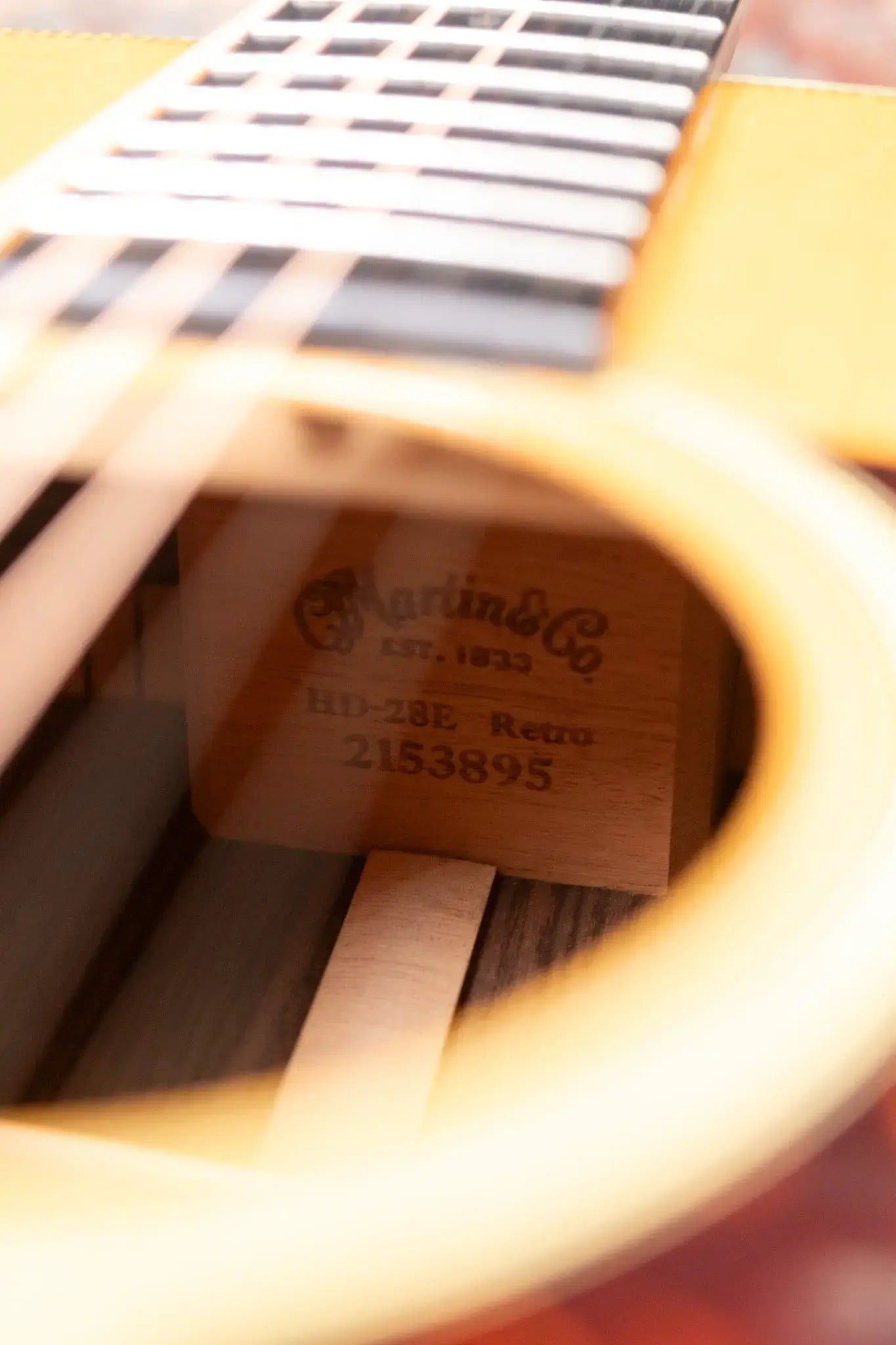 Martin HD-28e Retro Acoustic/Electric Guitar with Hardshell Case - Used