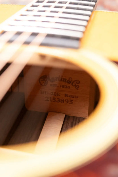 Martin HD-28e Retro Acoustic/Electric Guitar with Hardshell Case - Used