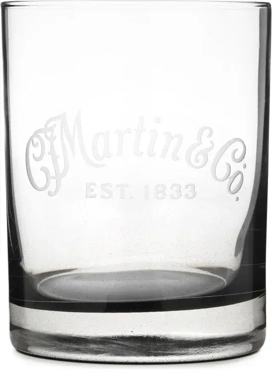 Martin Highball Glass with Etched Logo