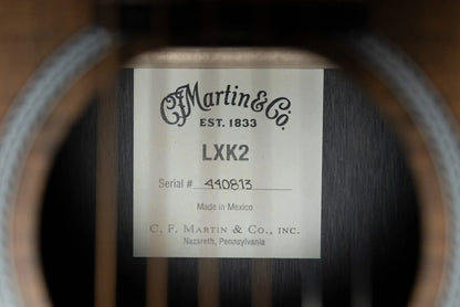 Martin LXK2 Little Martin Acoustic Guitar - Natural with Gig Bag