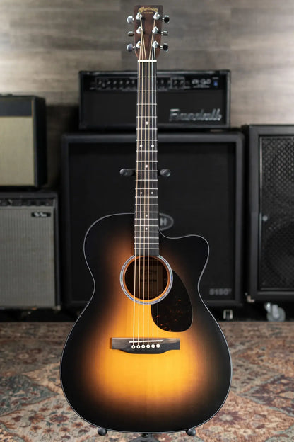 Martin OMC-10E Modern Acoustic/Electric Guitar - 1935 Sunburst with Gig Bag