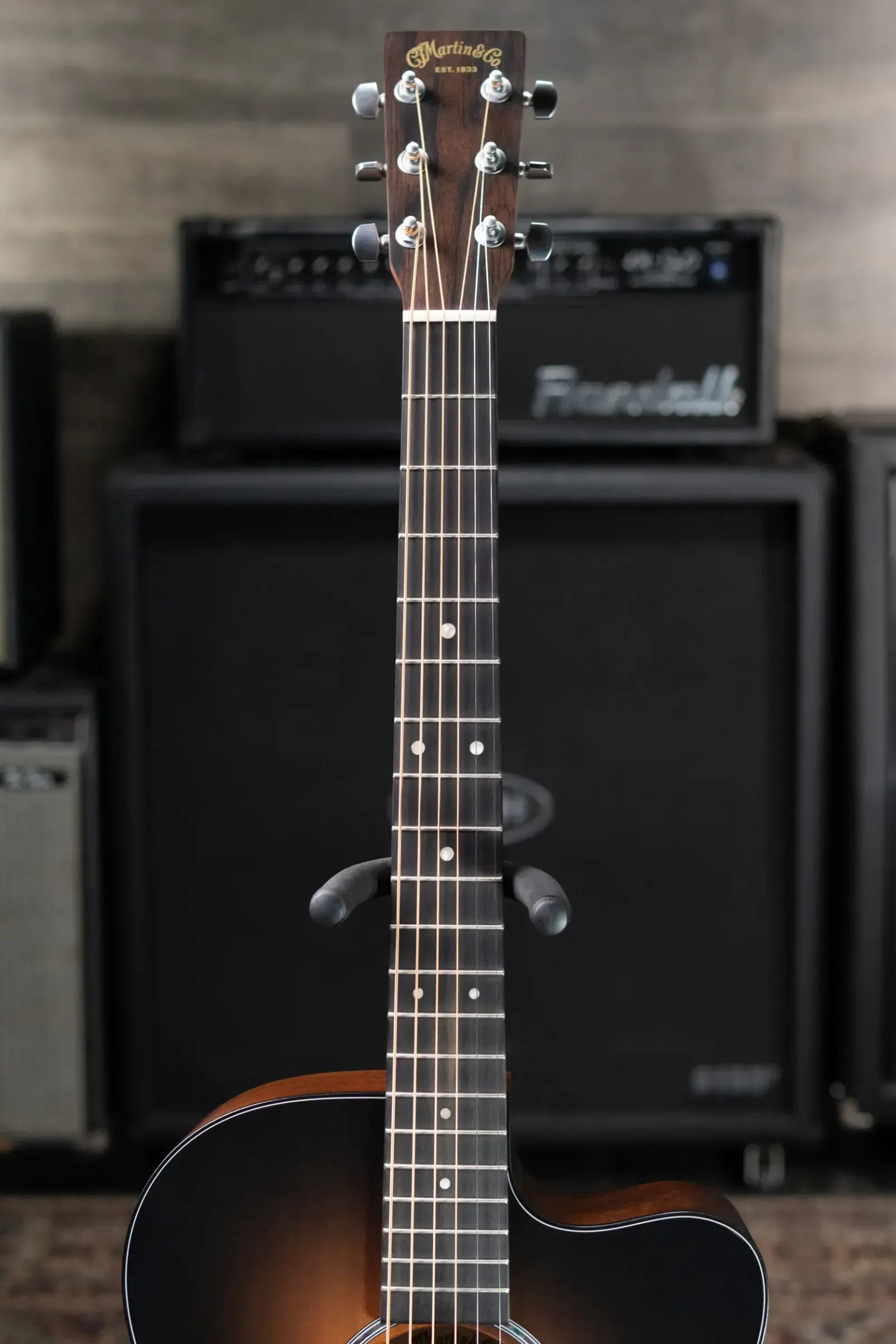 Martin OMC-10E Modern Acoustic/Electric Guitar - 1935 Sunburst with Gig Bag