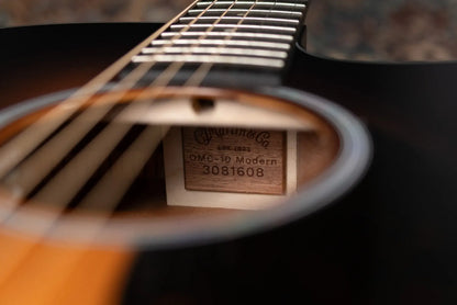 Martin OMC-10E Modern Acoustic/Electric Guitar - 1935 Sunburst with Gig Bag