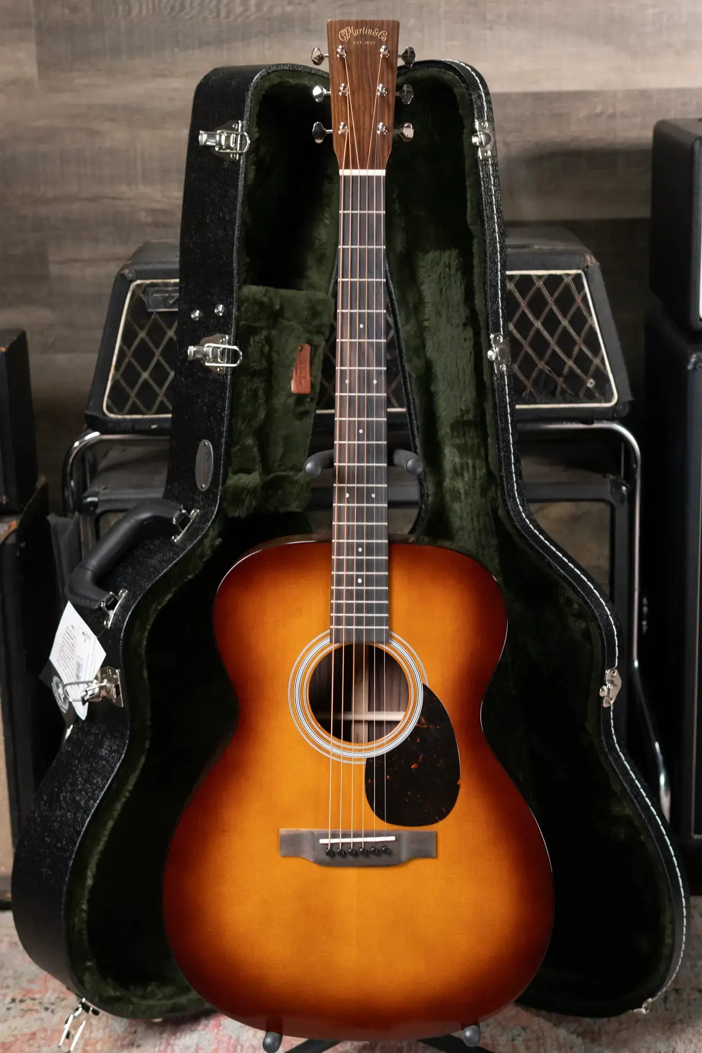 Martin OM-21 1933 Acoustic Guitar - Ambertone with Hardshell Case