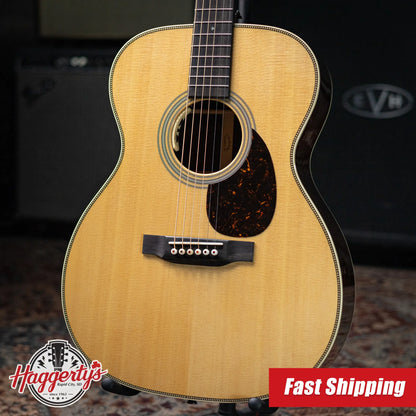 Martin OM-28E Standard Series Acoustic/Electric Guitar with Hardshell Case
